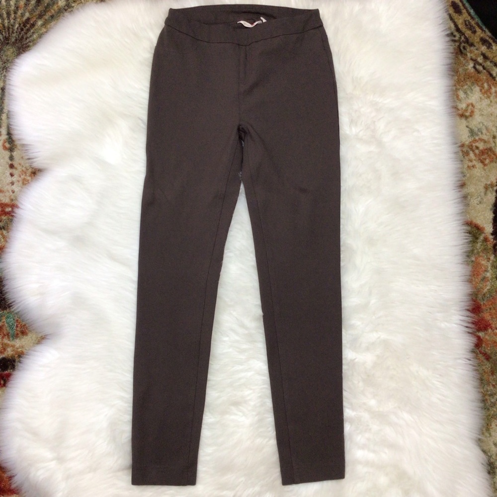 Soft Surroundings Jegging Leggings Pull On Soft Knit Brown ankle S